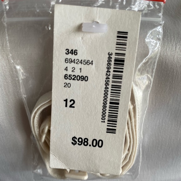 Rw&Co. Off White Strapless/ or With Straps Gown - Picture 10 of 12